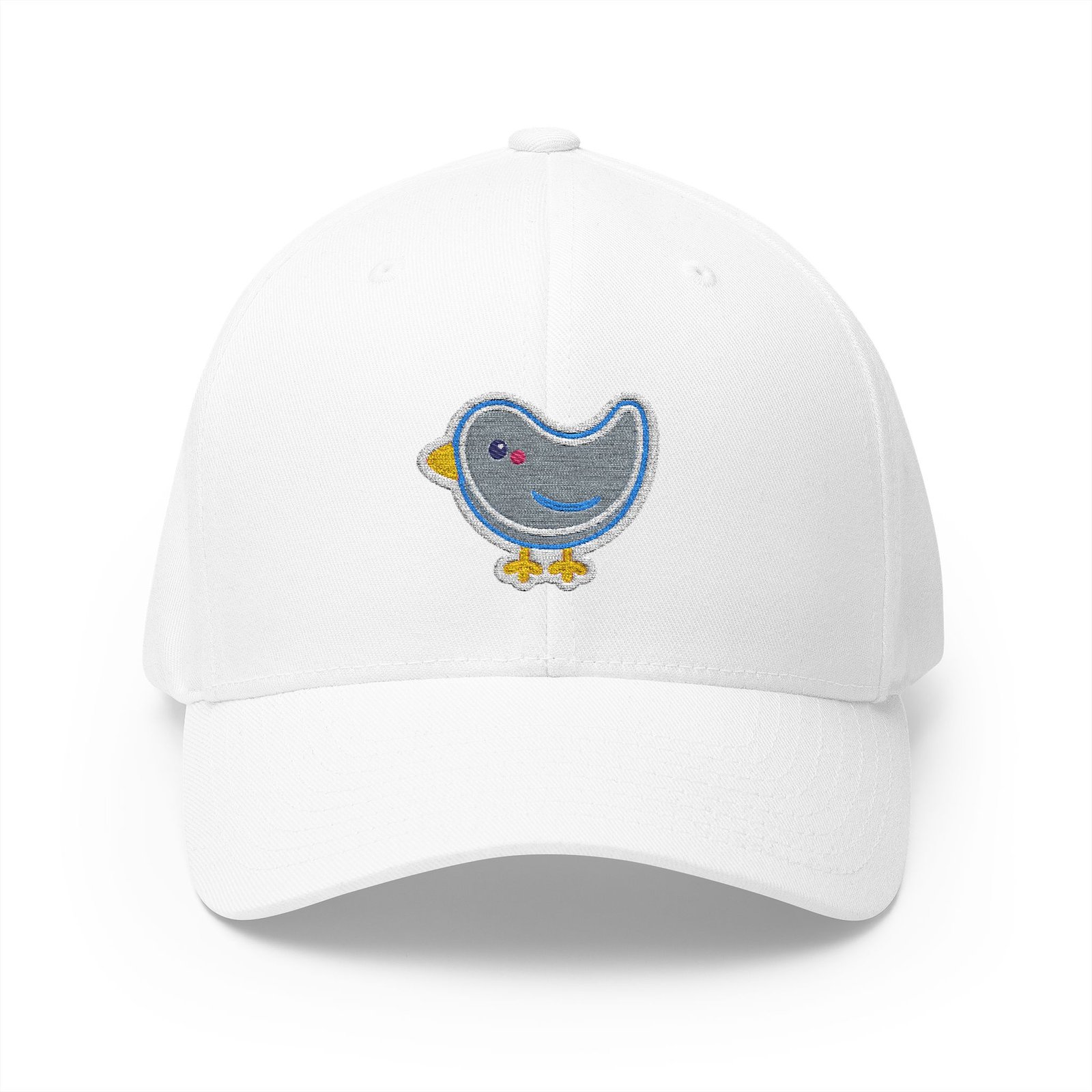 Embroidered Baby Chick Cap — Cute Blue Chick Kid’s Hat - Image 3