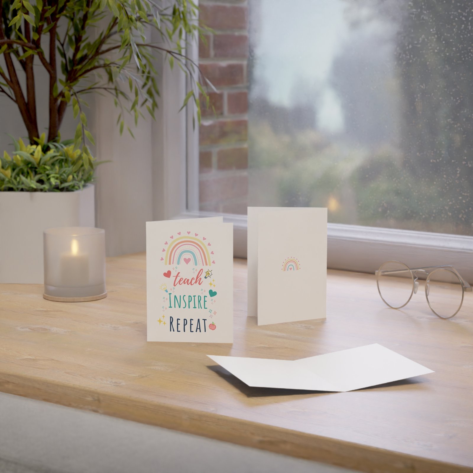 Greeting Card — "Teach Inspire Repeat" - Image 5