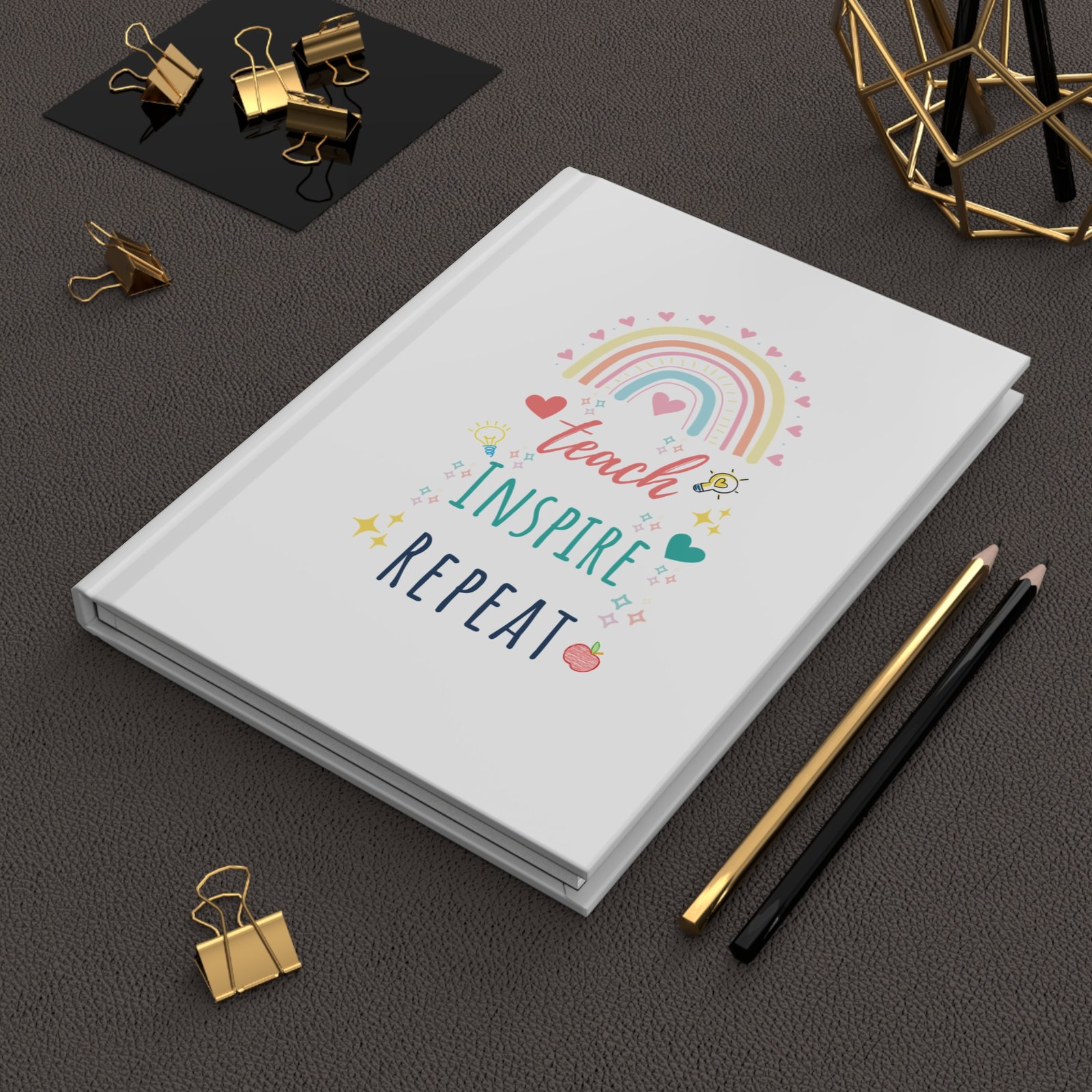 Teach Inspire Repeat Hardcover Journal - Image 4