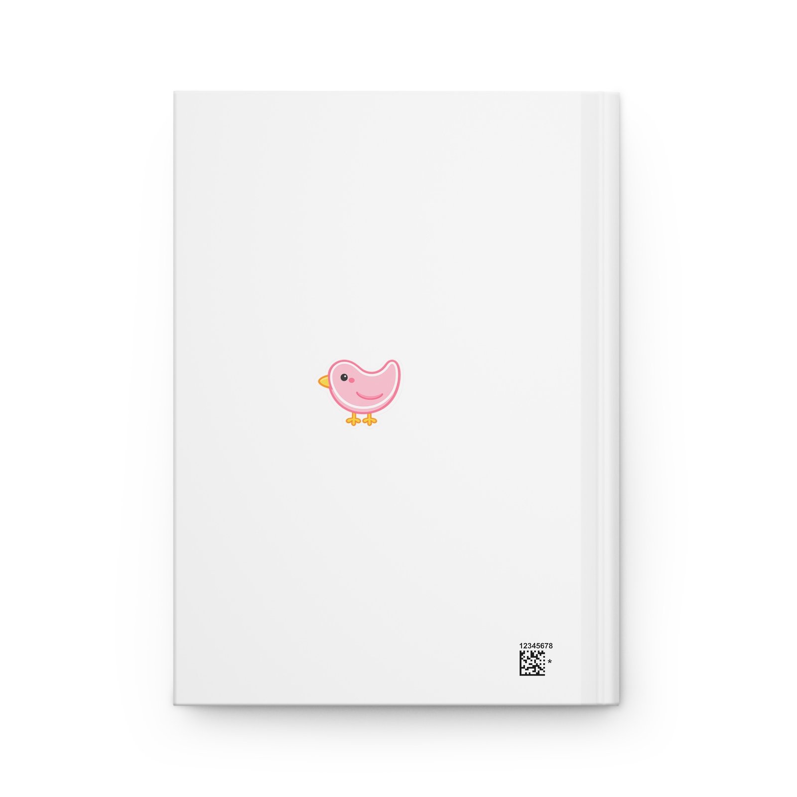 Choose Happy Hardcover Journal — Cute Pink Bird Positivity Notebook for Daily Gratitude & Gifts - Image 2