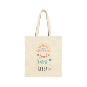 Tote Bag — "Teach Inspire Repeat"