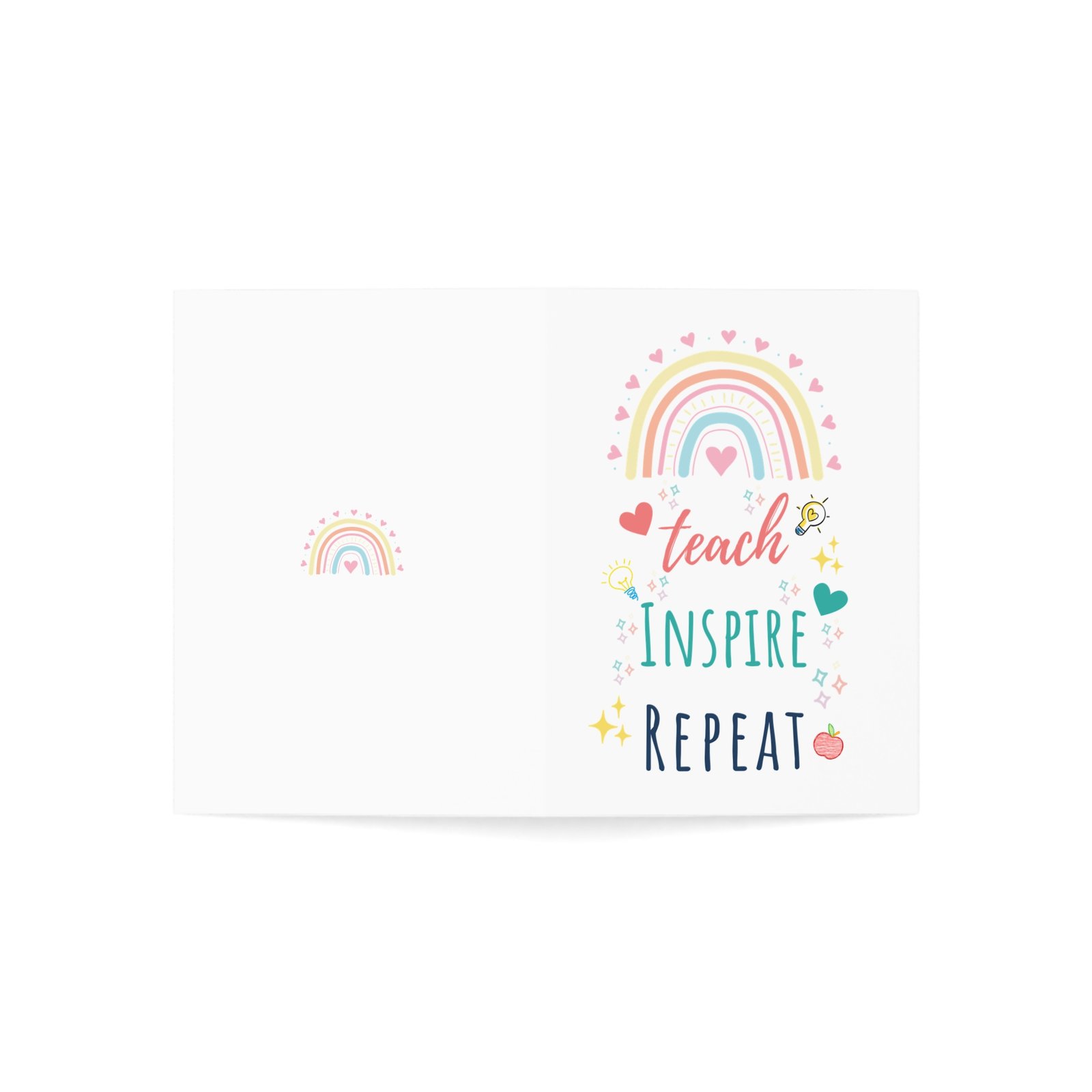 Greeting Card — "Teach Inspire Repeat" - Image 2