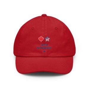 Dad Hat — "United in Friendship" Canada & USA Embroidered Cap