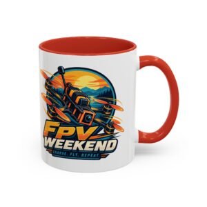 FPV Weekend Mug | Red Accent, 11oz & 15oz