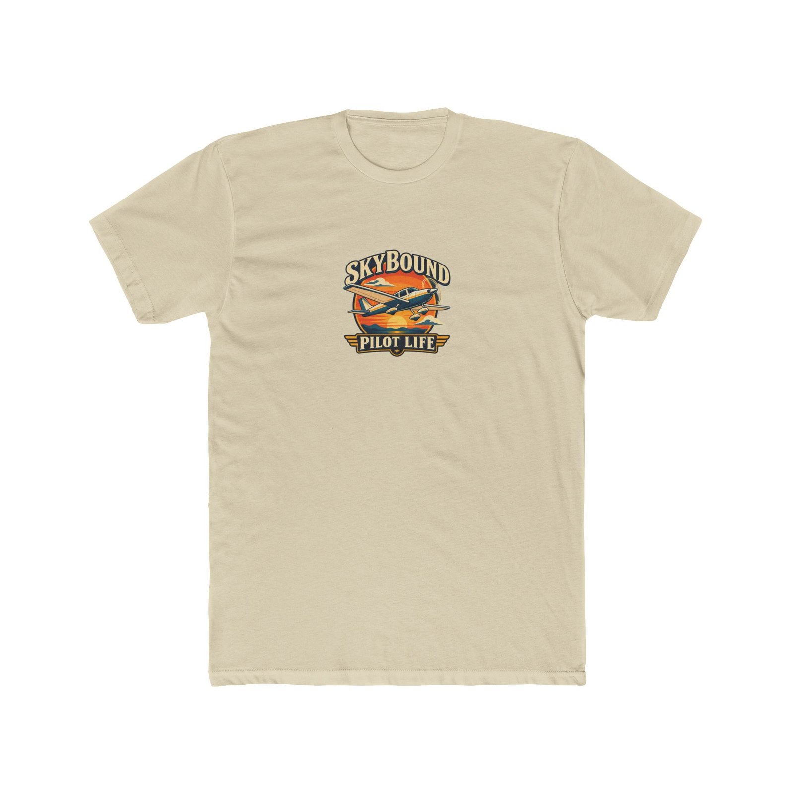 Skybound Pilot Life T-Shirt | White or Cream, S–3XL - Image 4