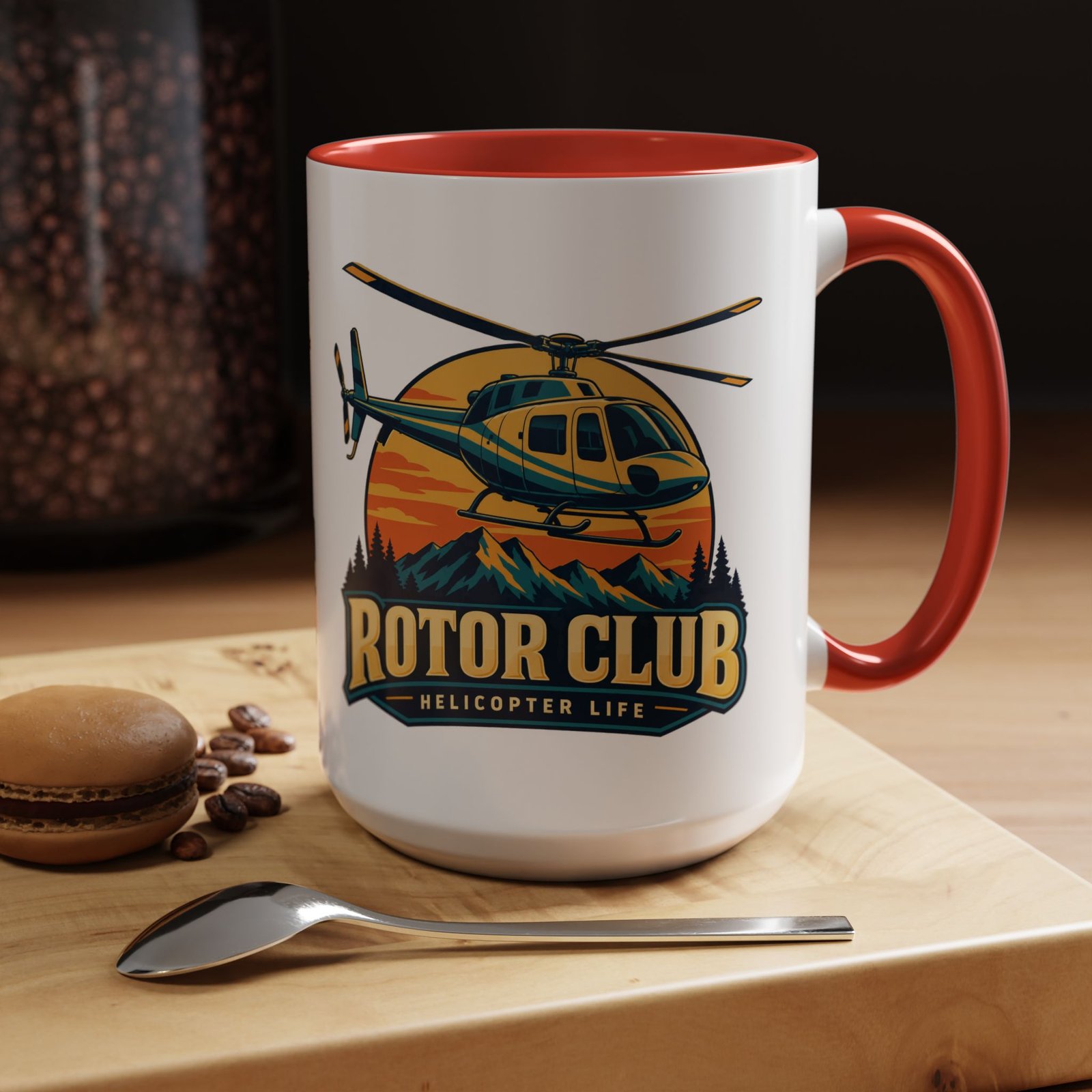 Rotor Club Mug | Red Accent, 11oz & 15oz - Image 6