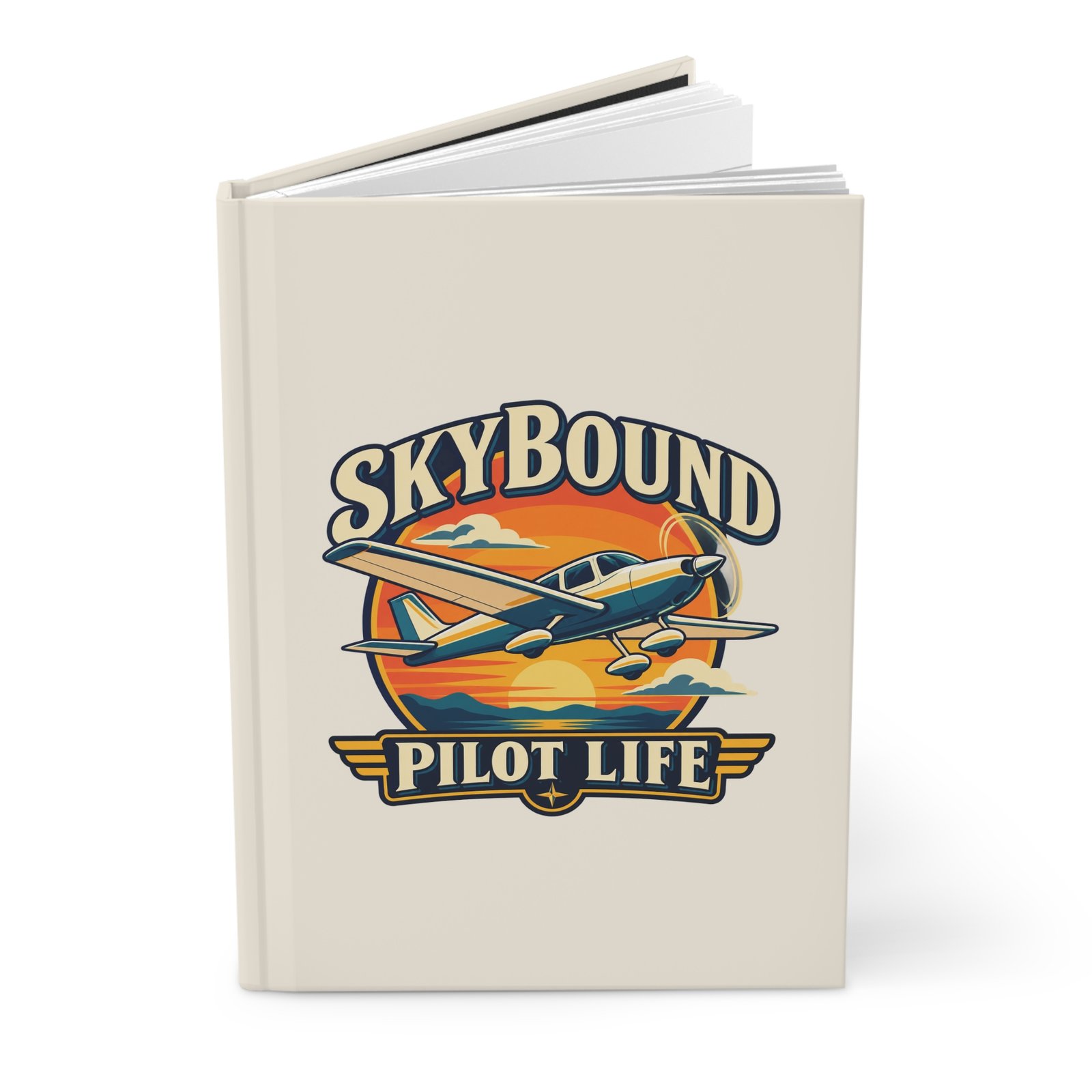 Skybound Pilot Life Hardcover Journal | 150 Lined Pages