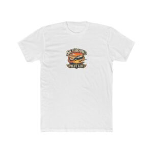 Skybound Pilot Life T-Shirt | White or Cream, S–3XL