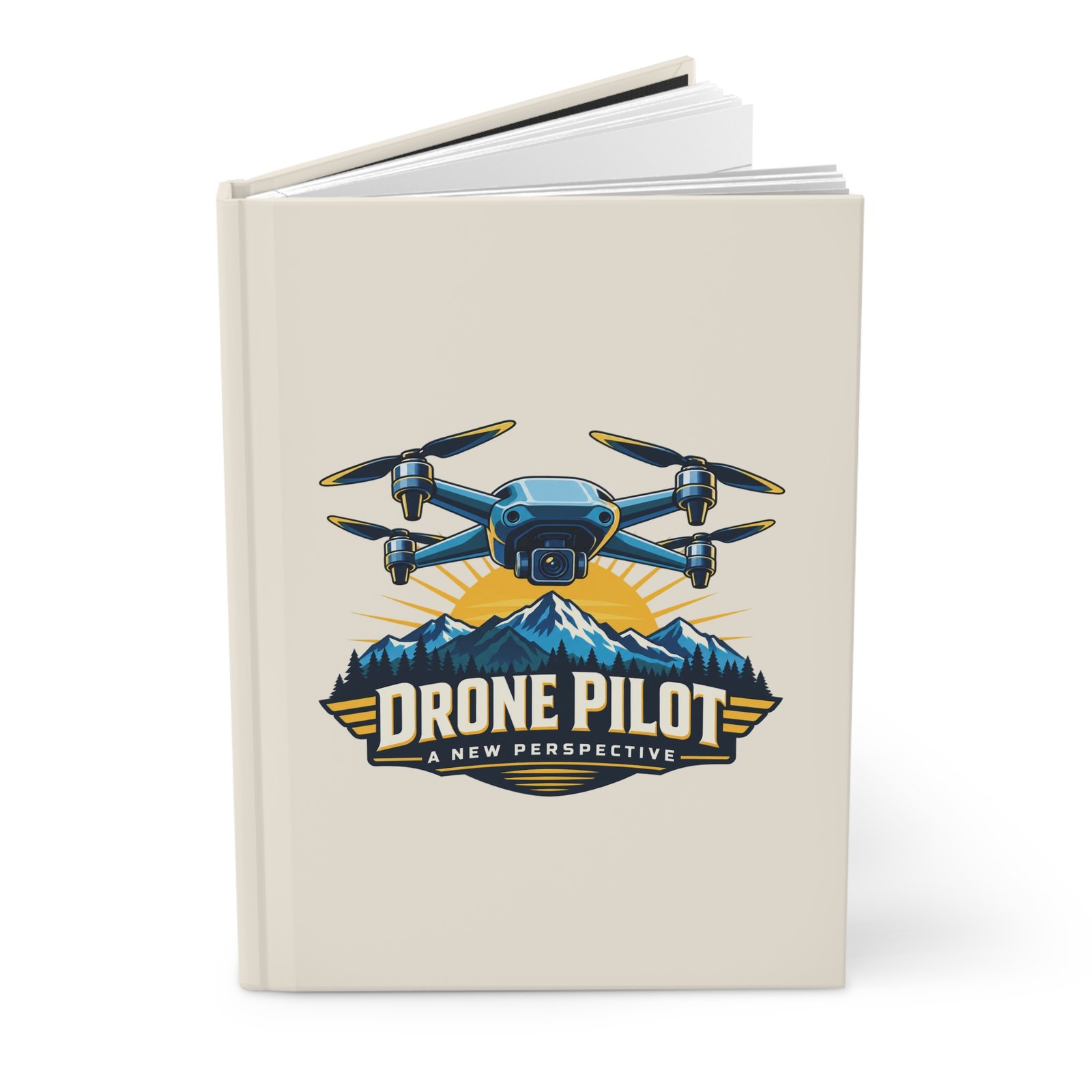 Drone Pilot — A New Perspective Hardcover Journal | 150 Lined Pages