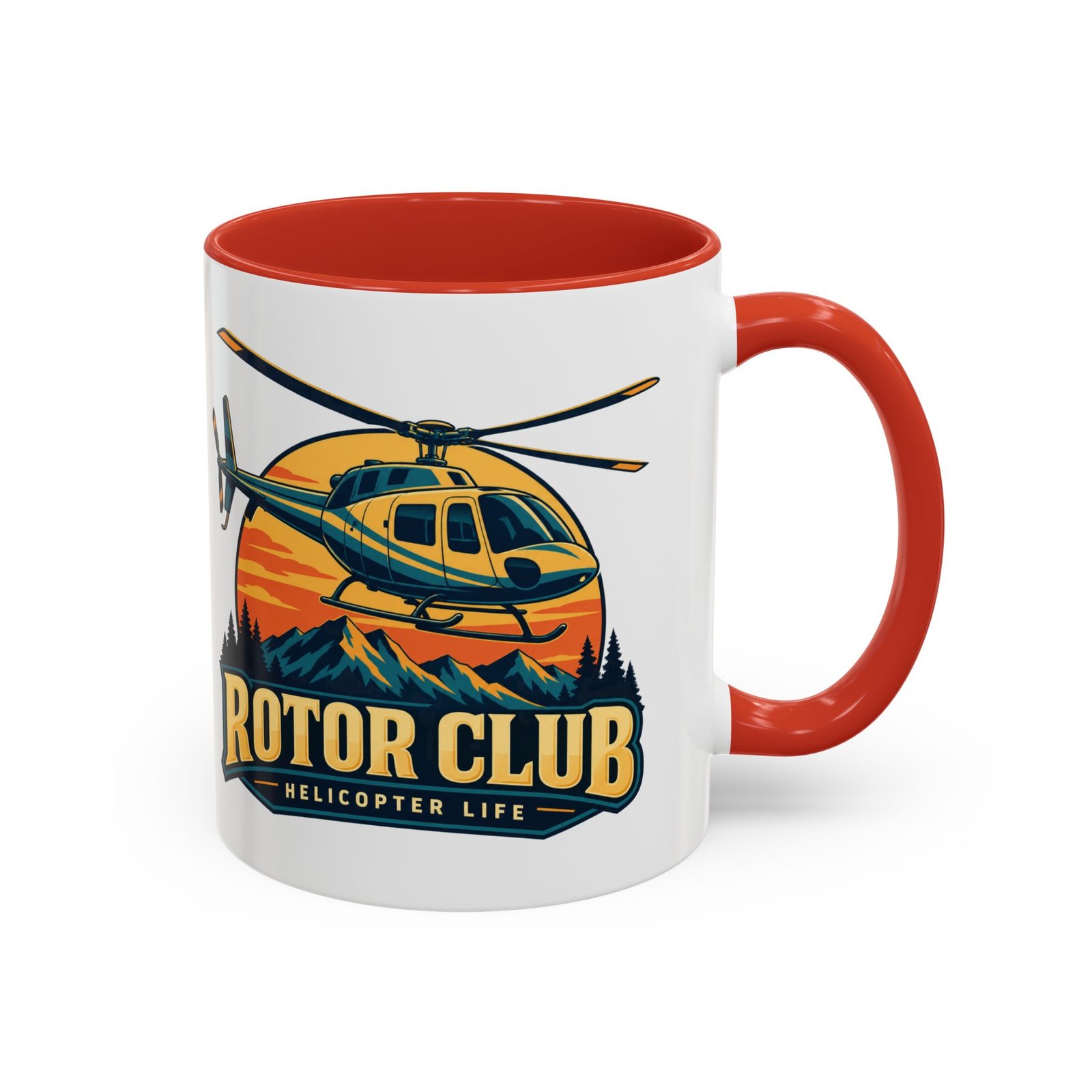 Rotor Club Mug | Red Accent, 11oz & 15oz