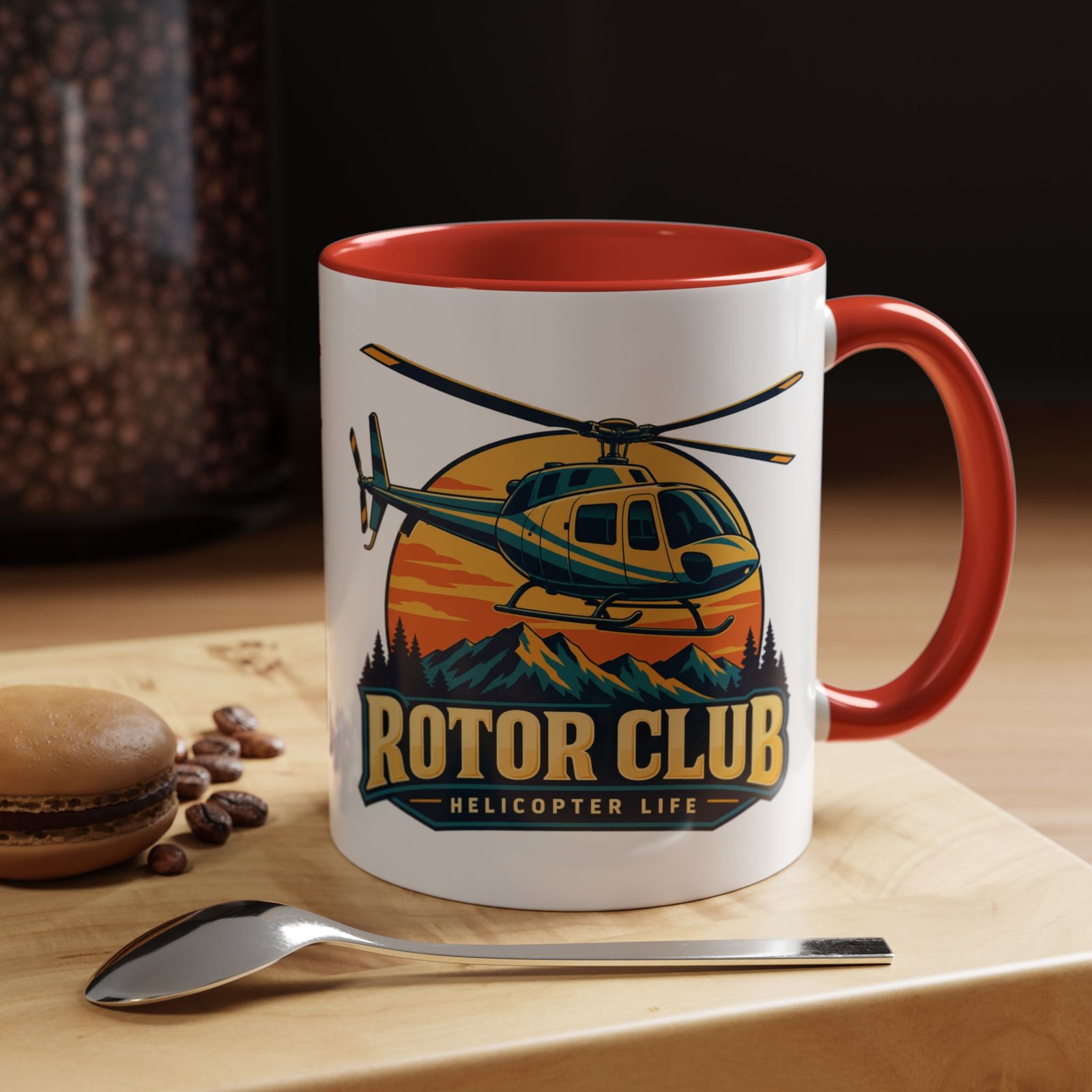 Rotor Club Mug | Red Accent, 11oz & 15oz - Image 3